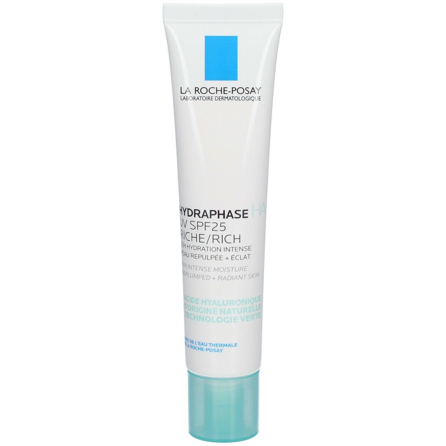 La Roche-Posay Hydraphase Ha Uv Spf25 Riche Интензивна Рехидратантна Нега 40Ml + Подарок
