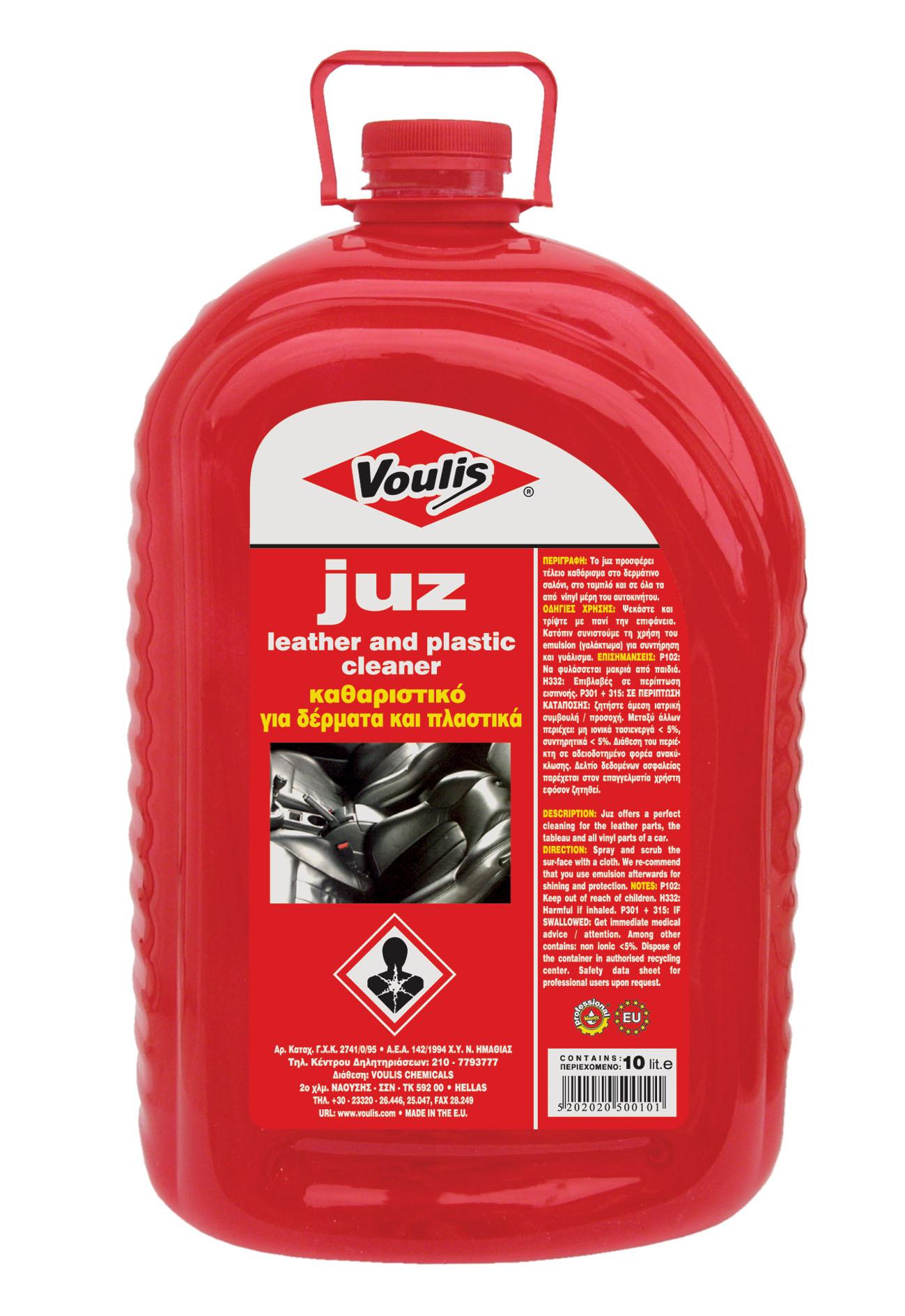 VOULIS Средство за  чистење кожа и пластика Juz 10L