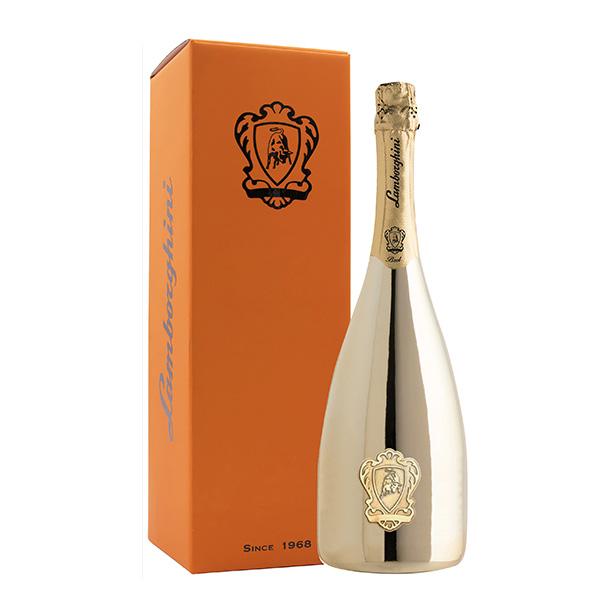 LAMBORGHINI Вино tenuta vino spu- gold+gift brut chardonnay/pinot 0.75L (bianco)