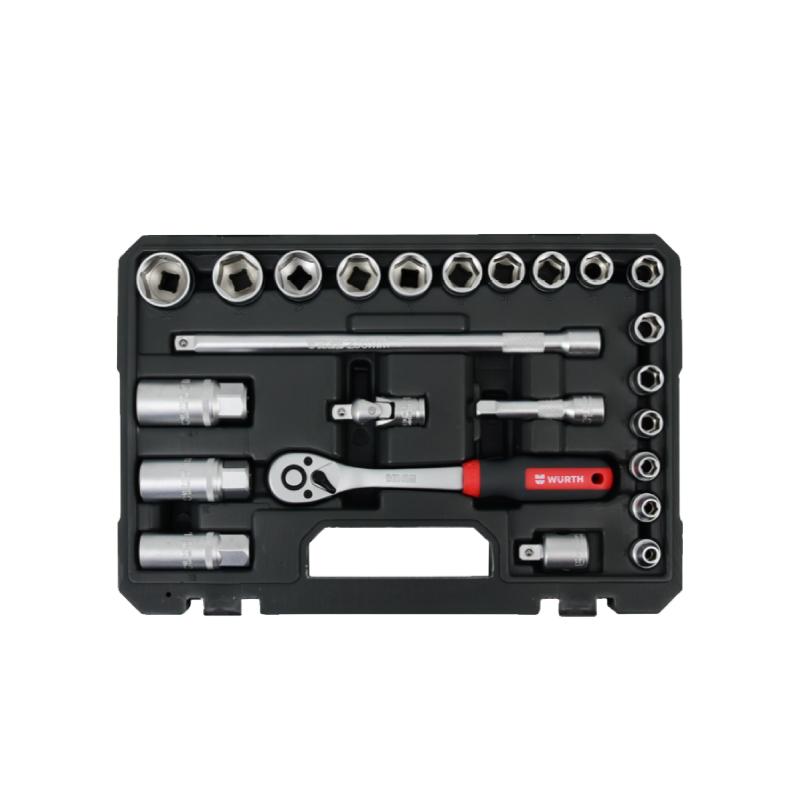 WURTH Сет Red Stripe Насадни Клучеви 3/8 - 24 Парчиња