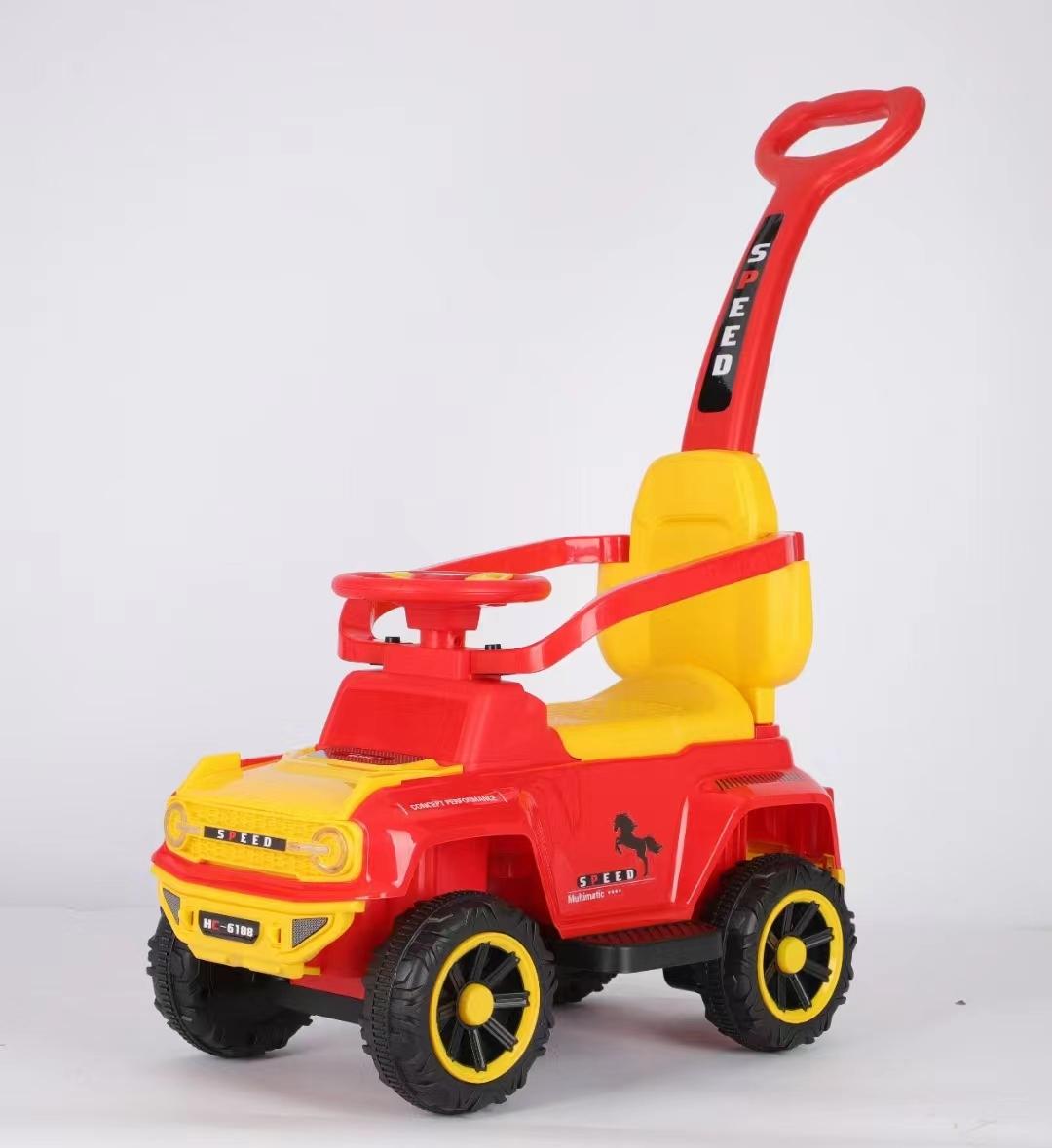 Кола на туркање 618 - црвена боја