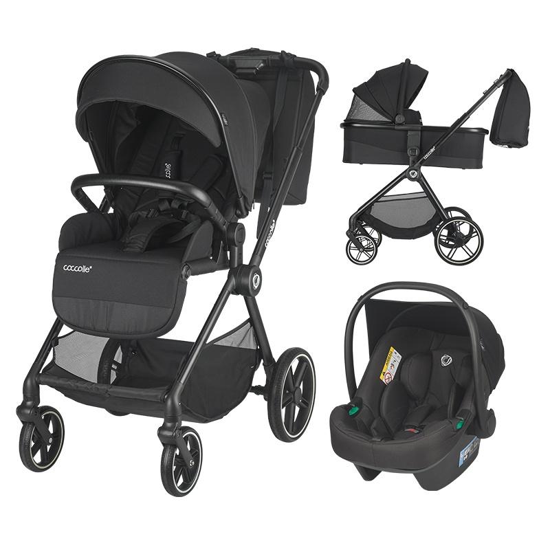 COCCOLLE Количка LISSIA Travel Sistem 3 in 1 Anthracite