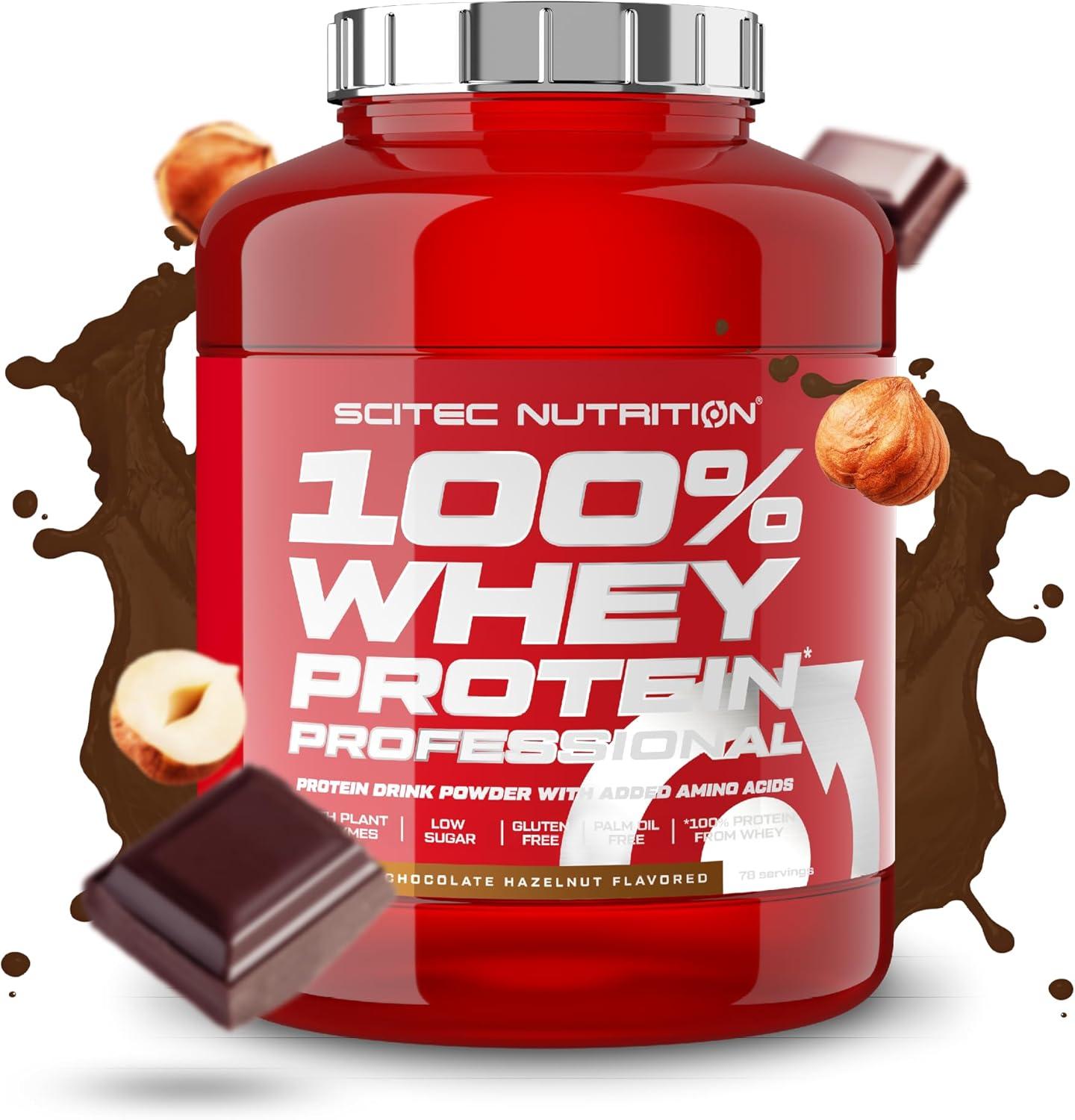 SCITEC NUTRITION 100% Whey Протеин Professional Chocolate Hazelnut 2350g