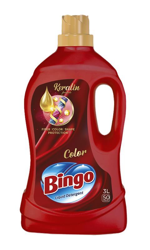 BINGO 3L Течен детергент за шарени алишта