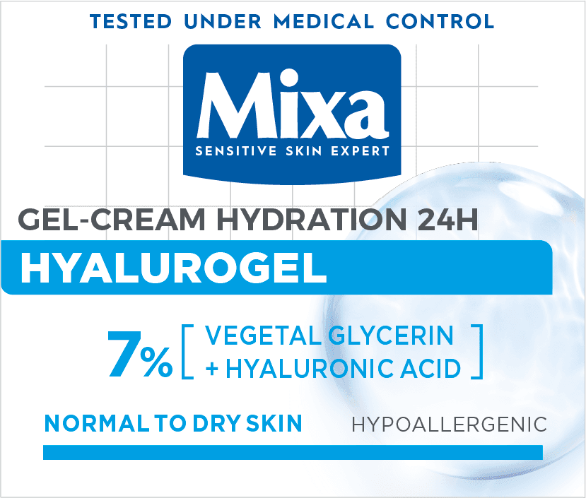 MIXA Крема за интензивна хидратација Hyalurogel Light 50 мл