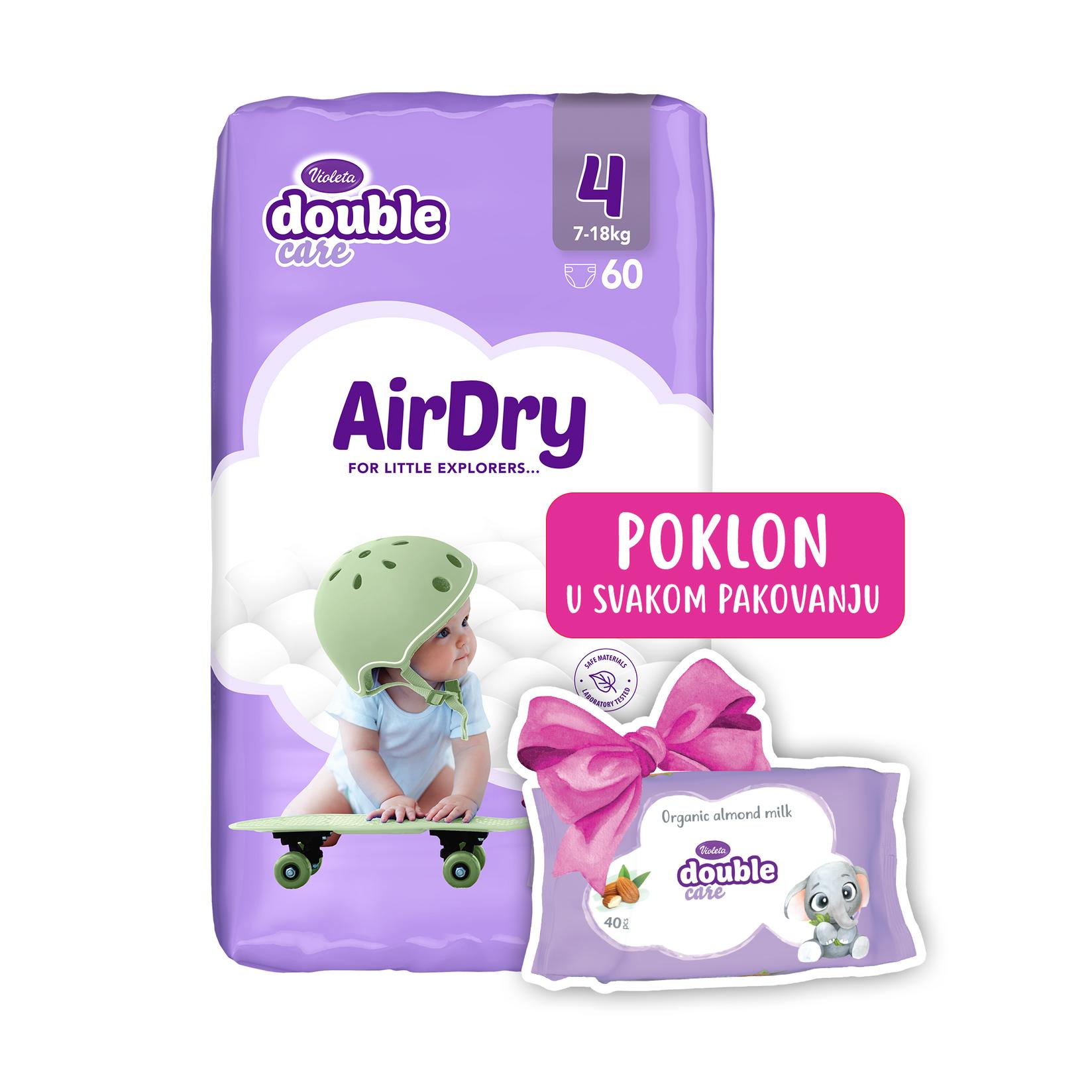 VIOLETA Пелени Double Care 4 Maxi 60/1