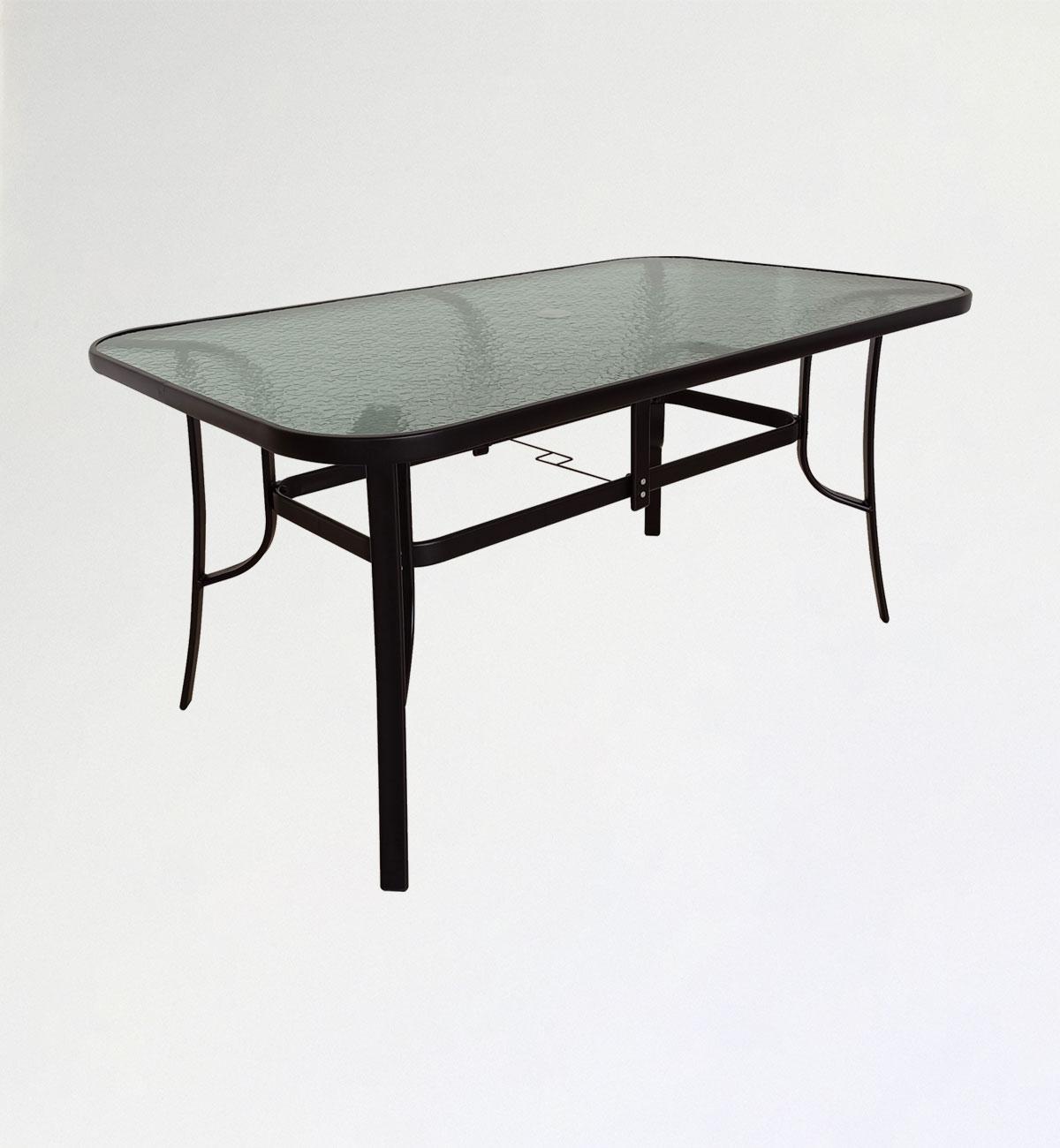 COMODITA HOME Правоаголна Градинарска Маса CO SQUARE TABLE Црна 150CM