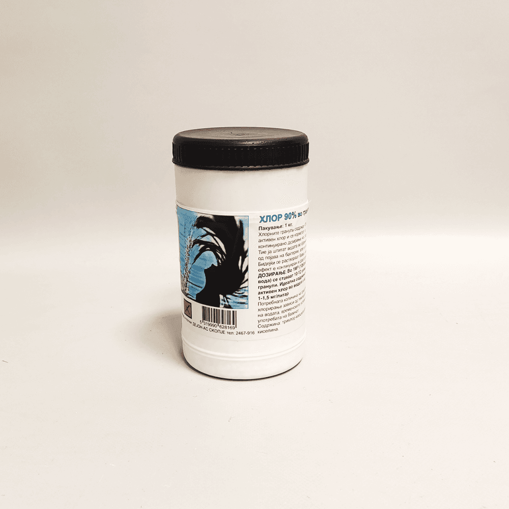 Хлор 90% во гранули