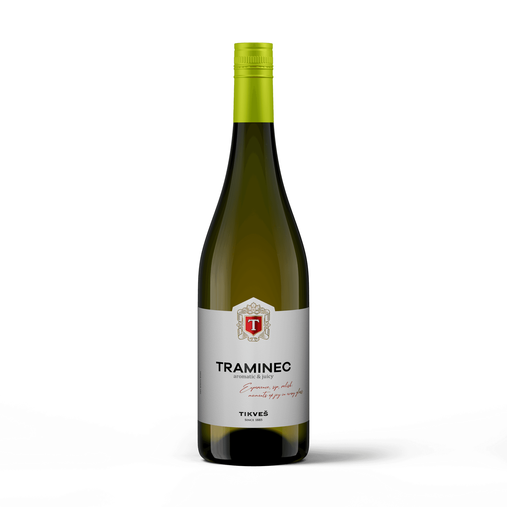 ТИКВЕШ Бело вино Траминец Класик 0.75L