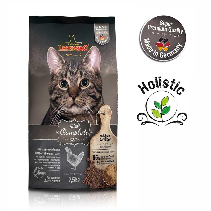 LEONARDO CAT Храна за мачка комплетна 32/16 complete 7.5kg