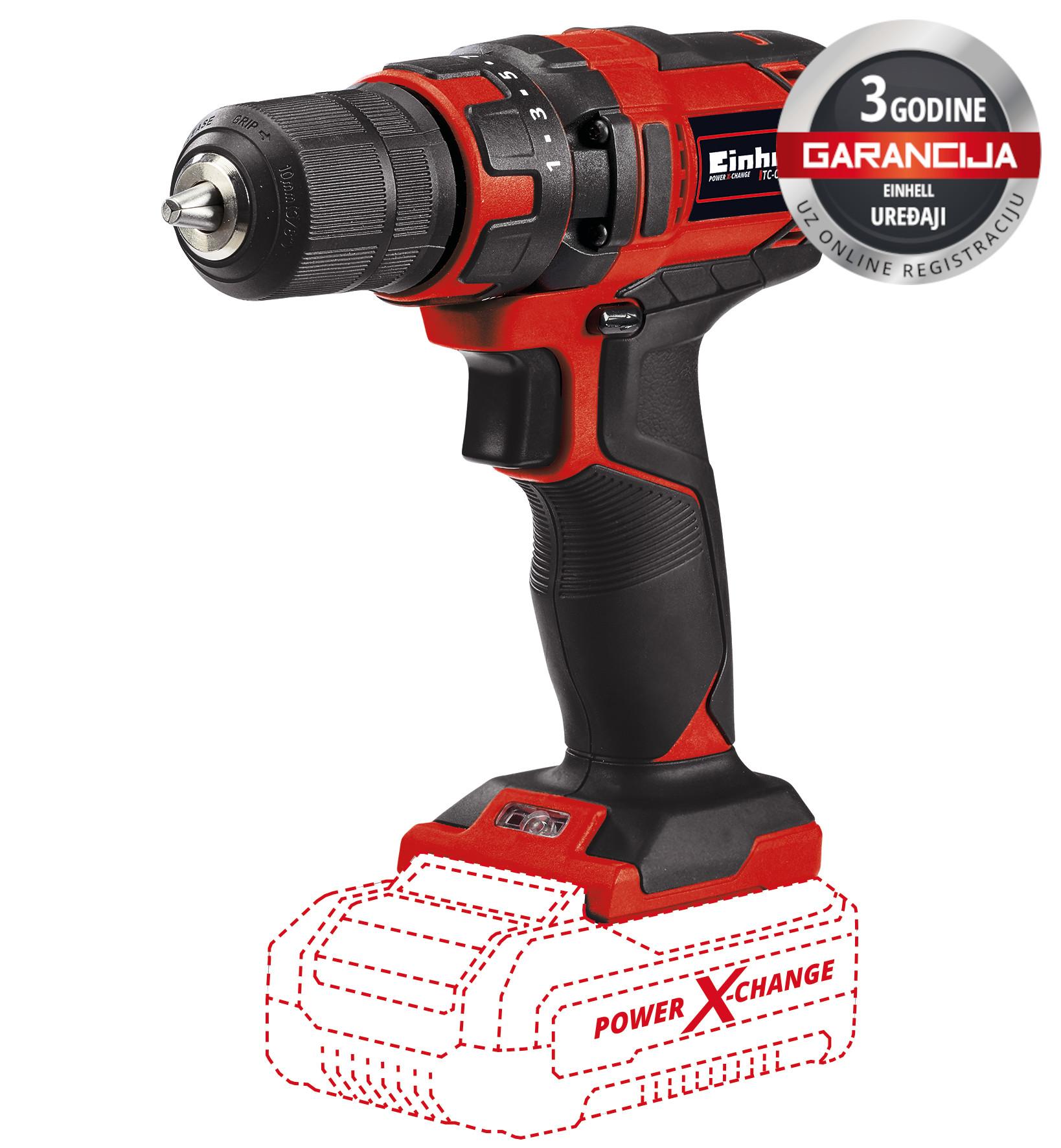 EINHELL Бежична дупчалка TC-CD 18/35 Li - Solo