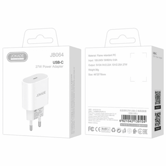 JOKADE Полнач JB064 27W USB-C